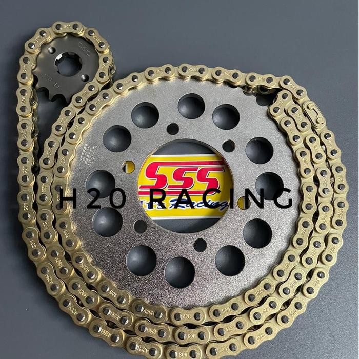 TERBARU GEAR GIR SSS ORIGINAL 428 NINJA- NINJA 150R- NINJA RR -NINJA R- NINJA SE GEAR SET DEPAN