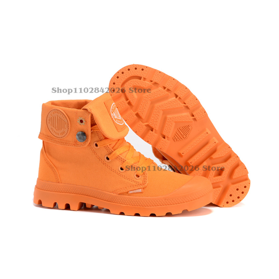 PALLADIUM Pallabrouse High-top Sneakers Men Women Military Ankle Boots Canvas Casual Shoes Hiking Sh