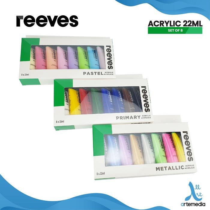 

Artemedia - Cat Akrilik Reeves Fine Artists Acrylic Paint Color Set 22Ml