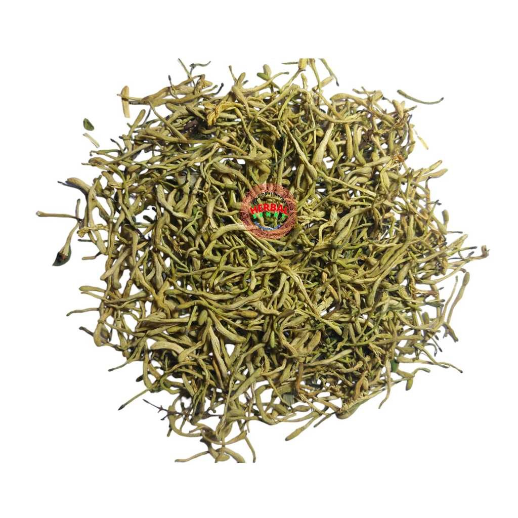 

Jin Yin Hua Teh Bunga Honeysuckle - Honey Suckle Kim Hue Flos Lonicerae Japonicae PREMIUM