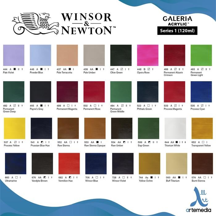 

Artemedia - Cat Akrilik Winsor & Newton Galeria 120Ml Series 1 Acrylic Paint - 3/3