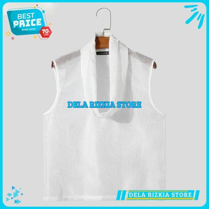 KAOS PRIA TANPA LENGAN SERI JARING / KAOS PRIA TANPA LENGAN SERI JARING TERMURAH
