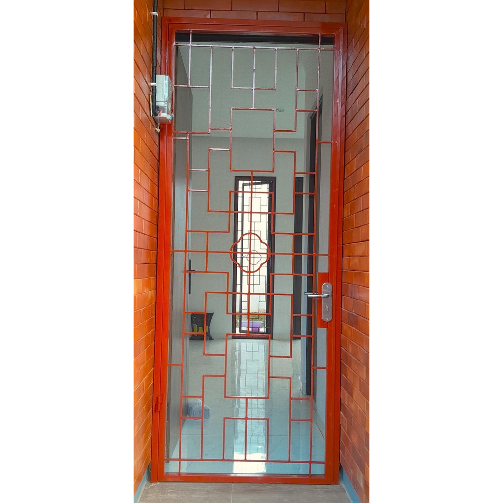 Pintu Teralis Besi Kawat Nyamuk