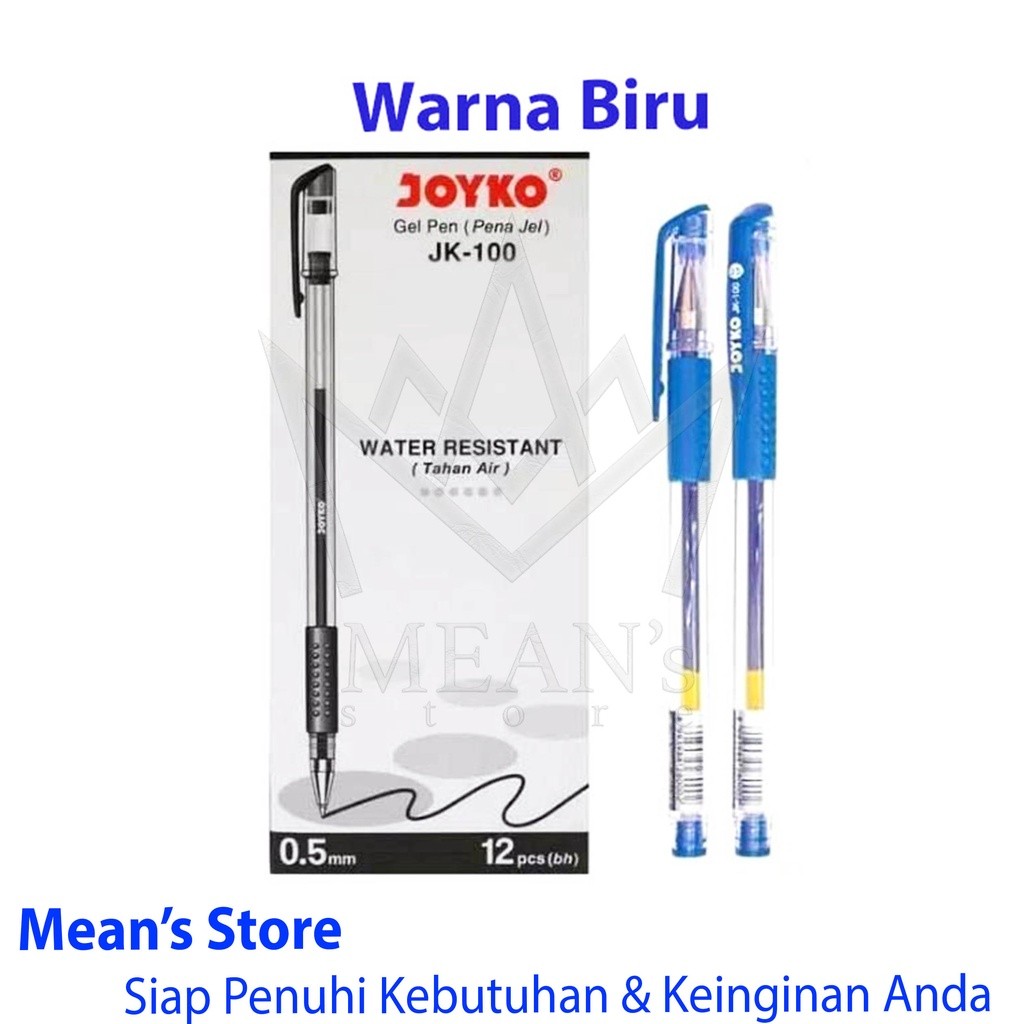 

Pulpen Gel Joyko JK100 & JK100NT 0.5mm / Pen JK 100 JK 100NT