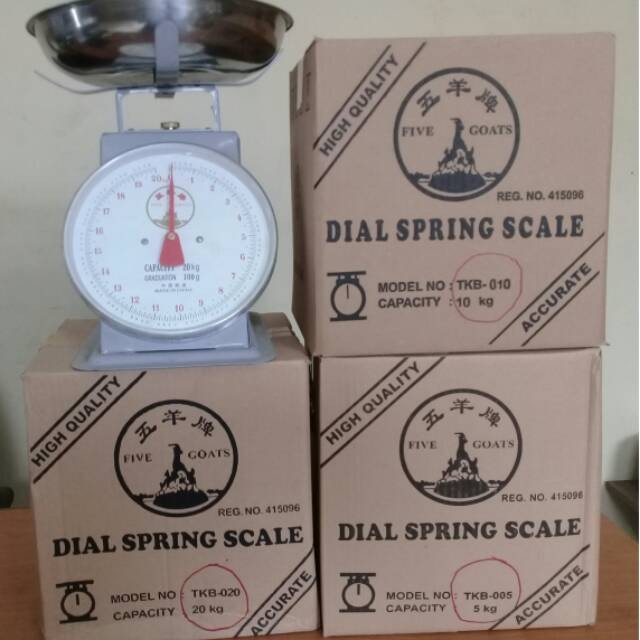 Timbangan duduk 5 kg 10 kg 15 kg 20 kg - Five goats scale - timbangan duduk - timbangan five goats