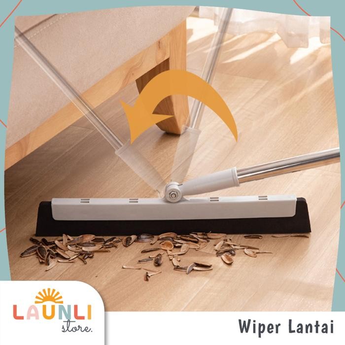 Baru Wiper Lantai Alat Pel Serok Air Hujan Karet Pembersih Pendorong Air