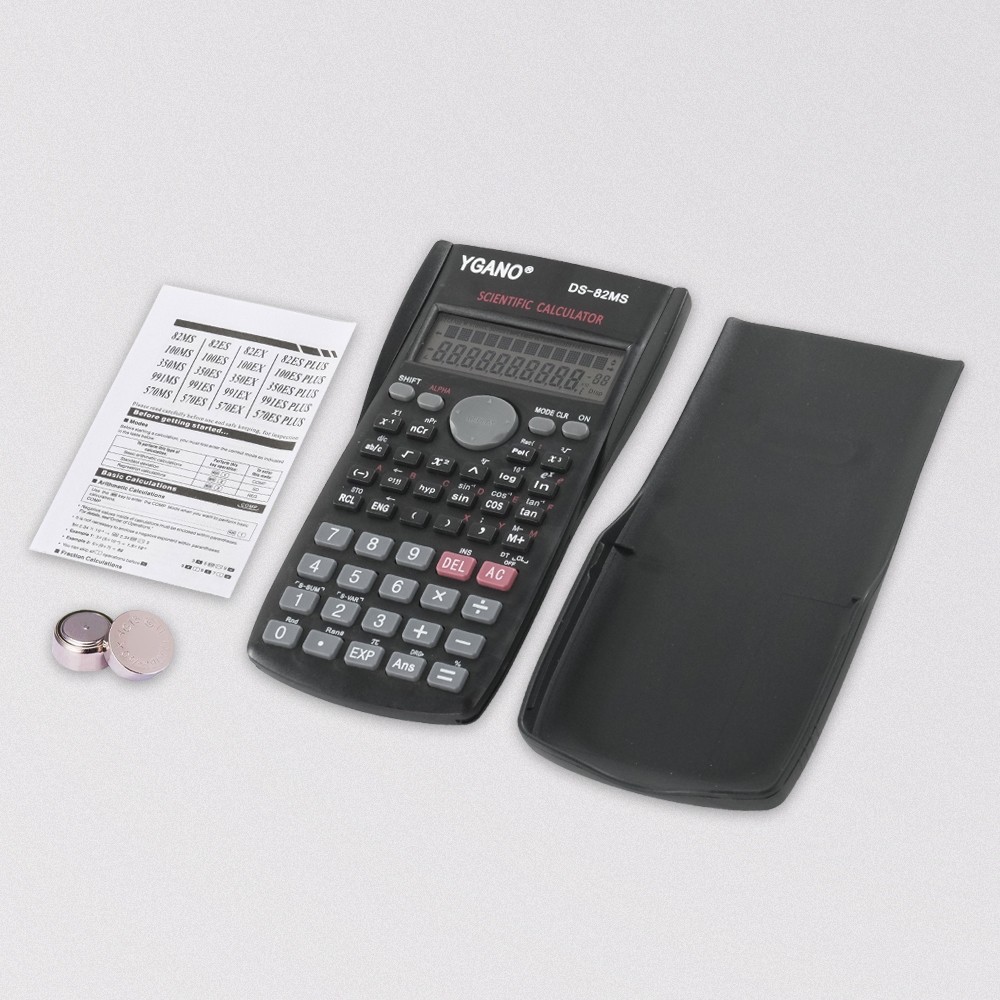 

Kalkulator Elektronik Scientific Calculator - KK-82MS-B - Black