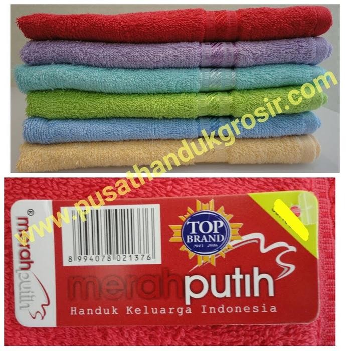 Handuk Merah Putih 60x120cm