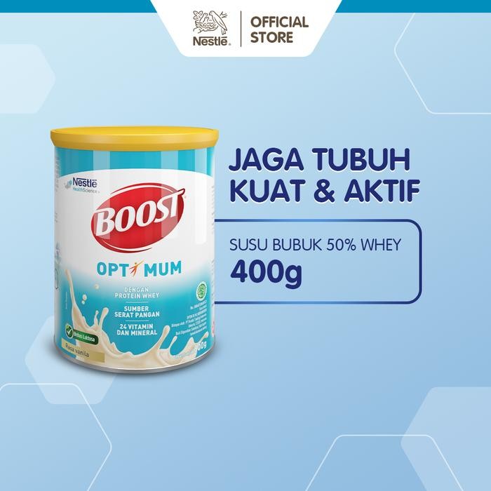 

BARANG TERLARIS Boost Optimum Susu Bubuk Kaleng 400gr