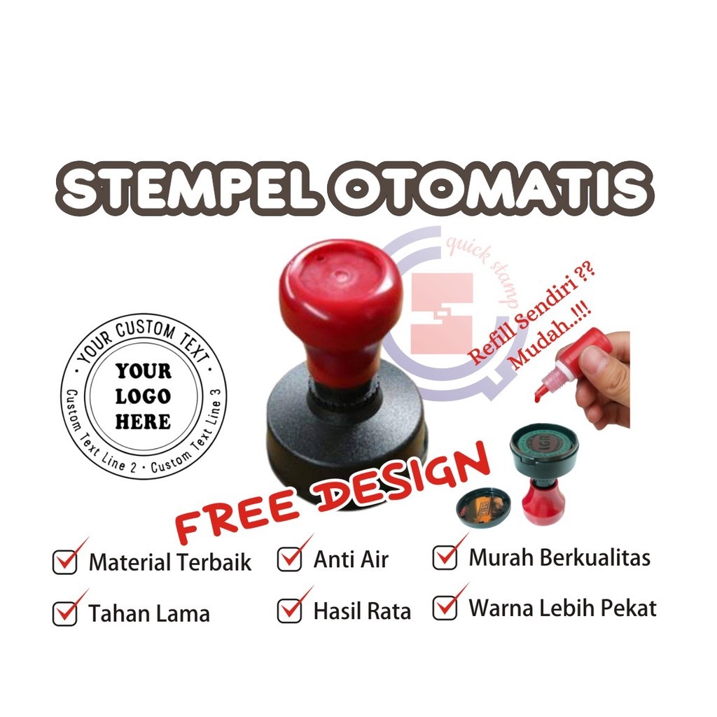 

Cetak Stempel Flash Bulat