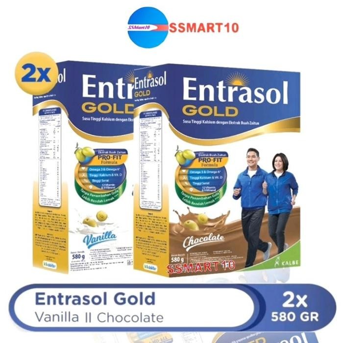 

BARANG TERLARIS Entrasol Gold Susu bubuk Box 2 X 560gr [Isi 2 Box]