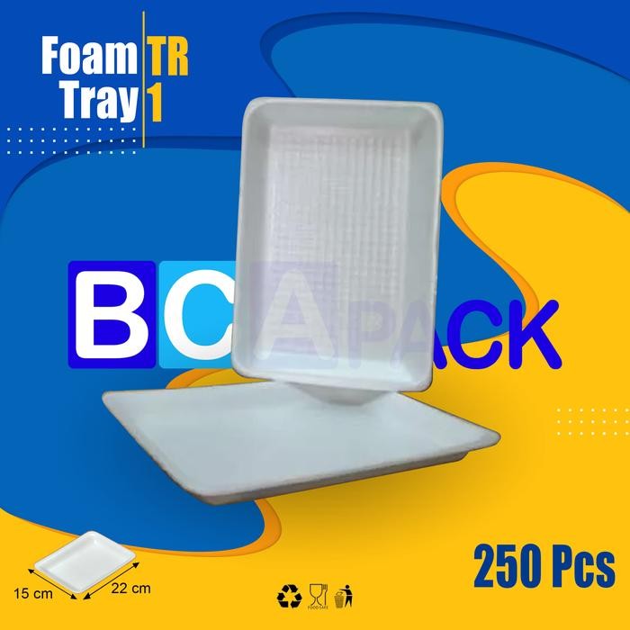 

Foam Tray Tr-1 Styrofoam Tray Buah Tr 1 / Tr1 Isi 250 Set