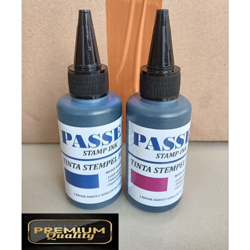 

TINTA STEMPEL FLASH / OTOMATIS untuk media kertas, isi 100 ml