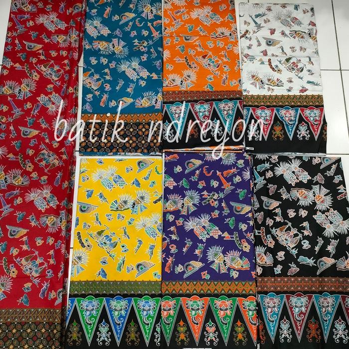 Kain Batik Betawi Kode Keong Mas, Ada Pilihan Warna