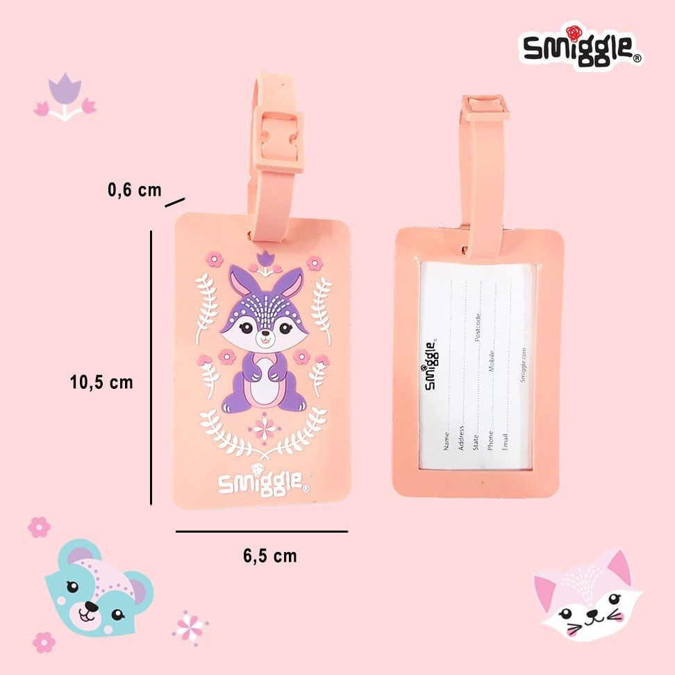 

SMIGGLE NAMETAG RUBBER / LABEL NAMA GANTUNG SMIGGLE