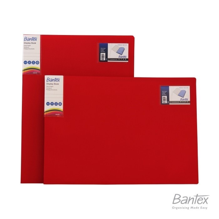 

Bantex Display Book A3 Potrait Clear Holder 40 Pockets - 3363