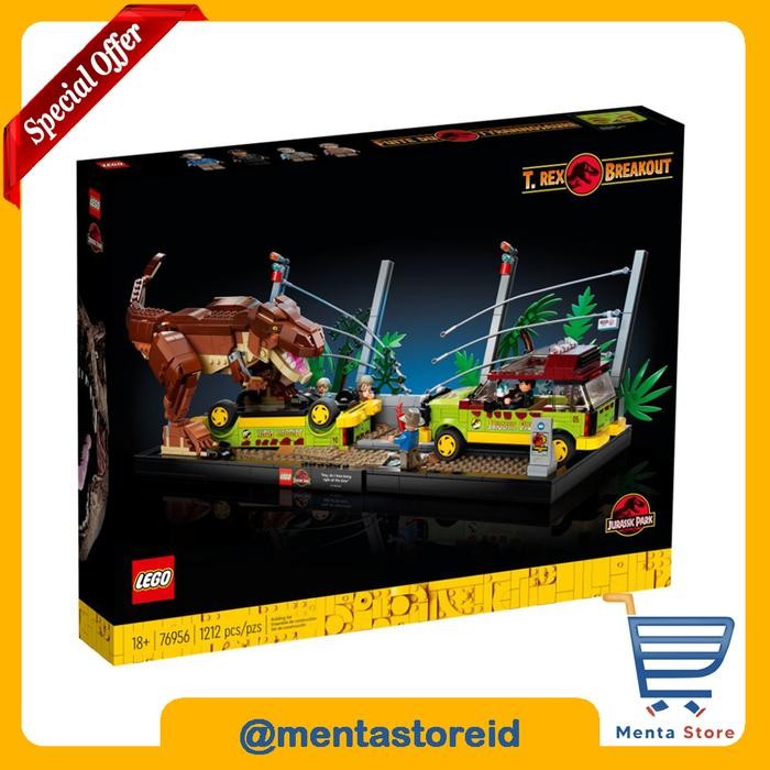 ..... Lego Jurassic World 76956 T. Rex Breakout Dinosaurus Park 4 Minifigure