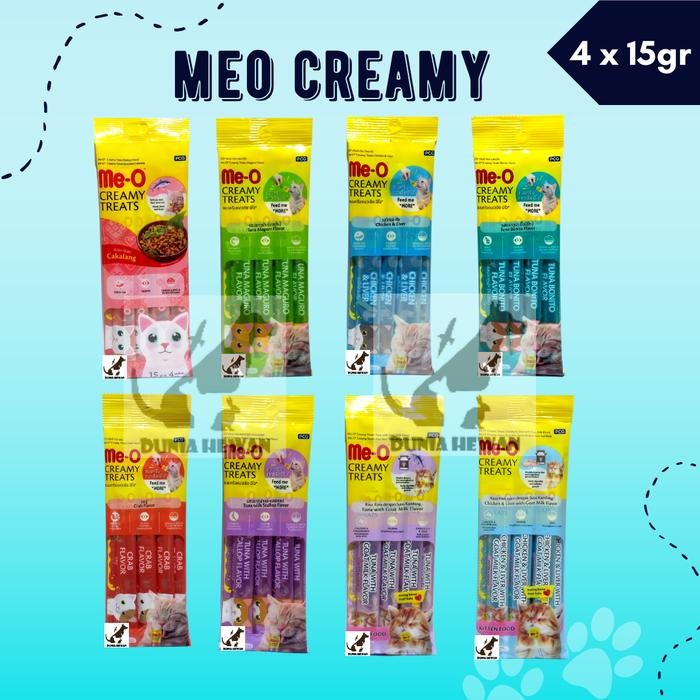 Snack/Treat Kucing Me-O Meo Creamy Treat Treats Per Dus
