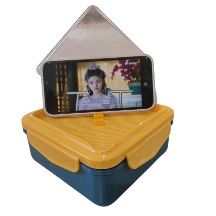 Hot Promo Chobest Lunch Box 2 Layer Susun 2 Tingkat Kotak Bekal Anti Tumpah Lunch Box Cw18 Free