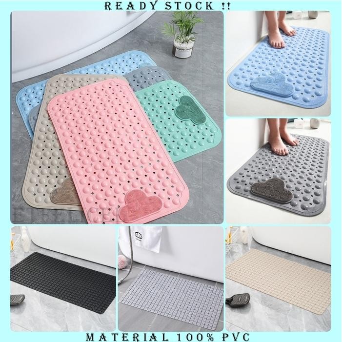 SUDOKU Shower Bath Mat / Keset Kamar Mandi PVC Anti Slip Suction Cup