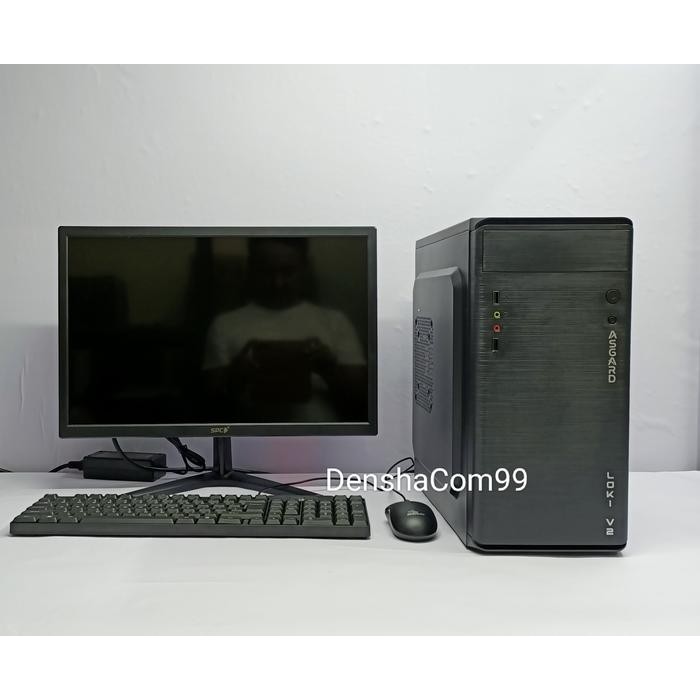 1 set Pc intel Core i7 3770 ram 16gb + HDD 1TB +SSD + monitor Led 19