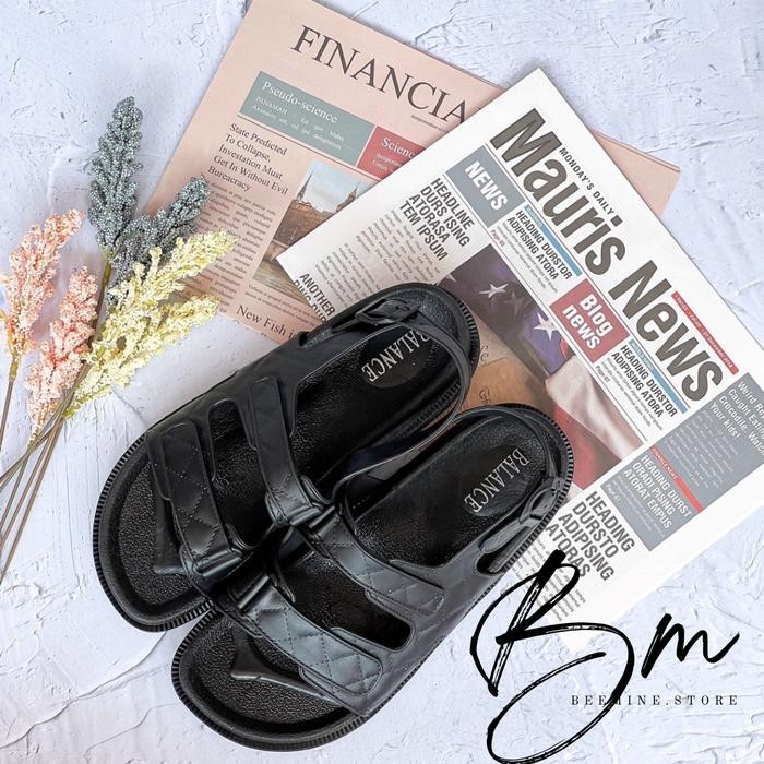 JTTOP" SANDAL TALI BELAKANG JELLY MERK BALANCE 1728 KARET WANITA