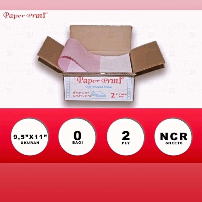 

NCR Kertas Continuous Form 2PLY 1Dus