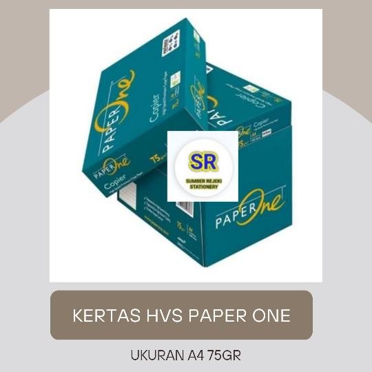 

KERTAS HVS A4 75 GR PAPER ONE