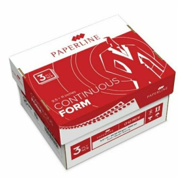 

Continuous Form / Kertas Printer Paperline 9,5 x 11x3 ply Full
