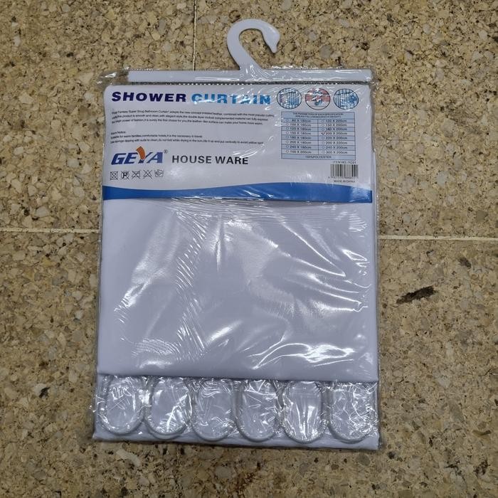 Shower Curtain Kamar Mandi 200 X 200 cm Tirai Kamar Mandi 200x200