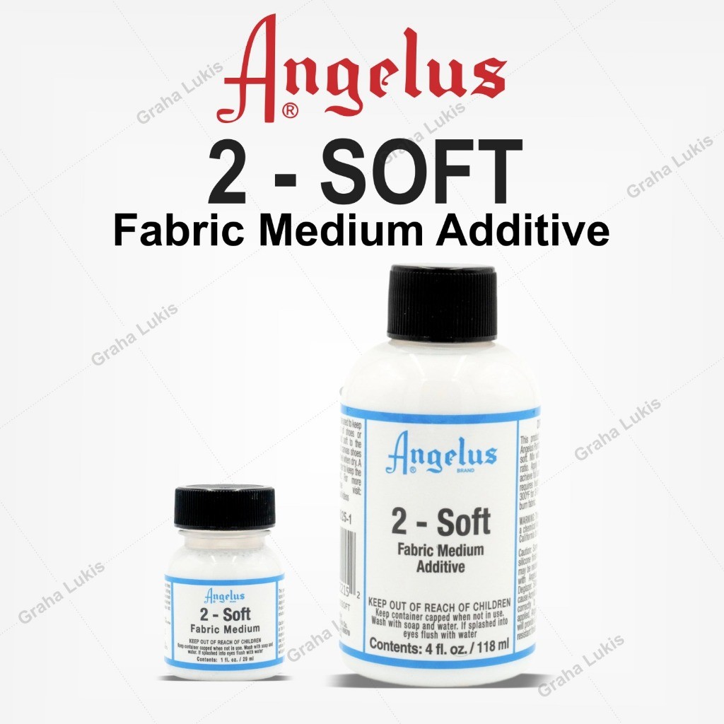

Angelus 2-Soft Fabric Medium Additive 4 fl.oz / 1oz