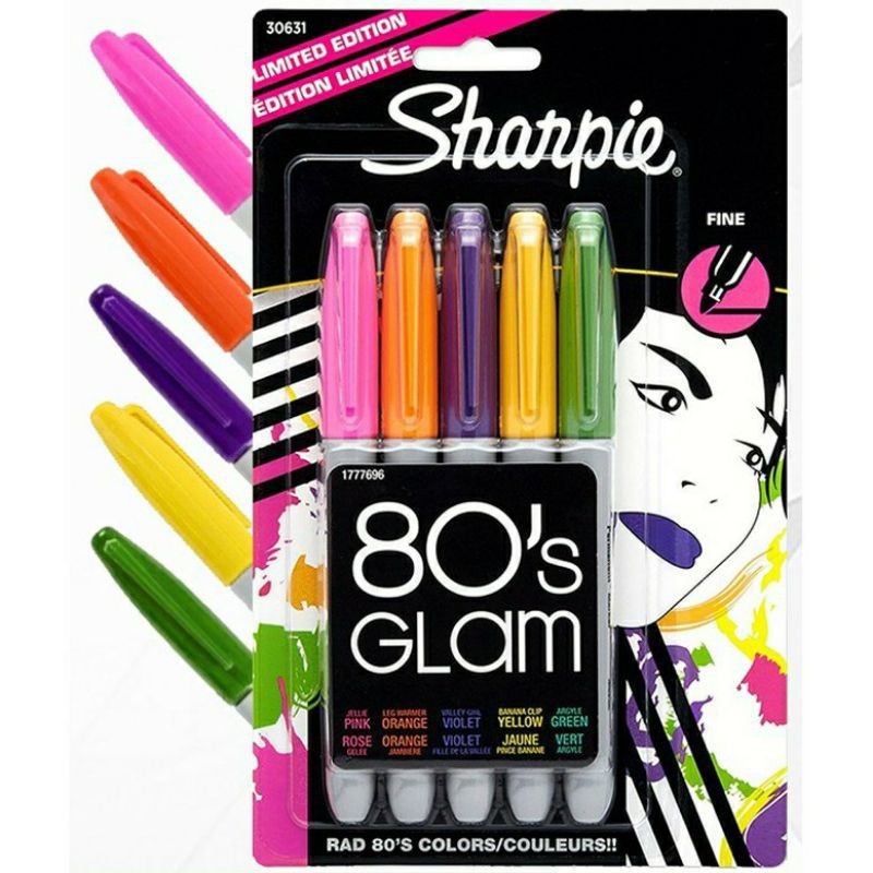 

Sharpie UPC Fine 80's Glam set 5 774