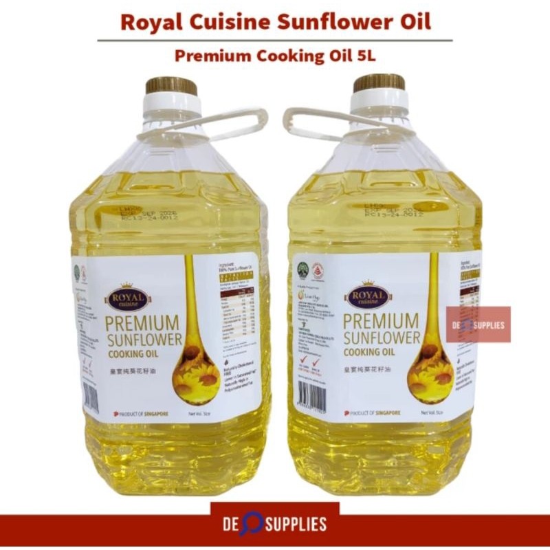 

Royal Cuisine Sunflower Oil 5L - Minyak Bunga Matahari Premium Sunora