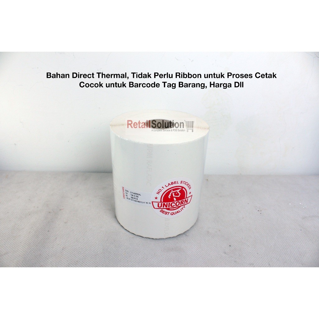 

Unicorn Label Stiker Resi Thermal 100x150 mm / 100 x 150 mm / 100x150mm 300pcs