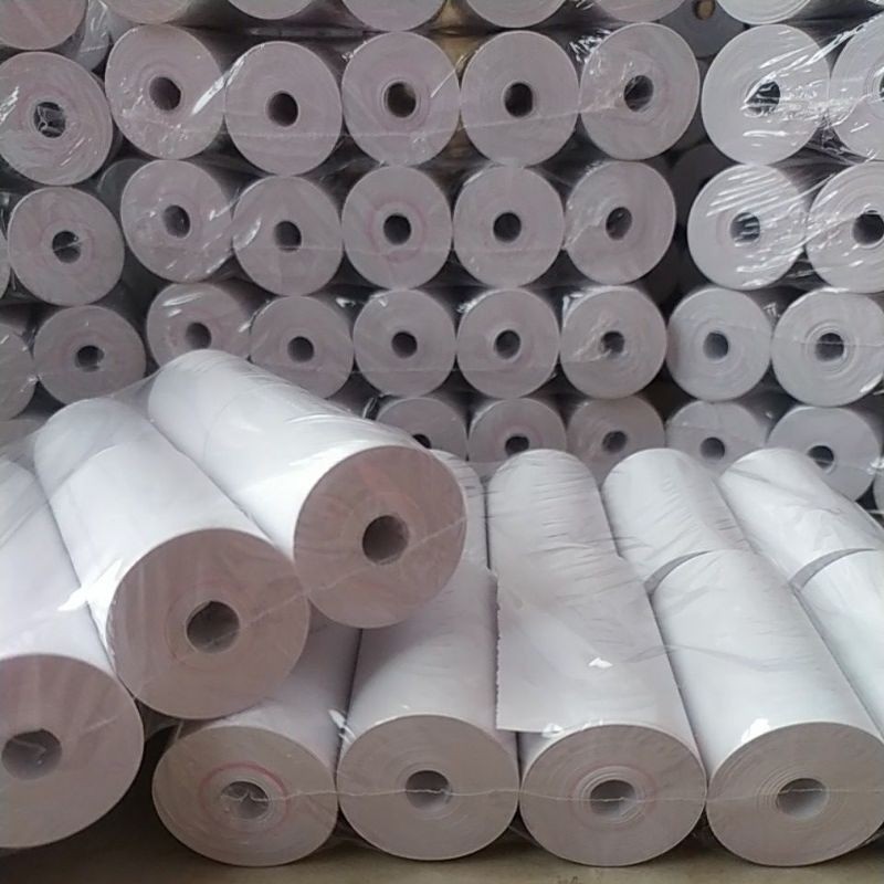 

Kertas Thermal Paket Ekonomis 57 x 30 Coreless Polos Merek RQ 30 Roll