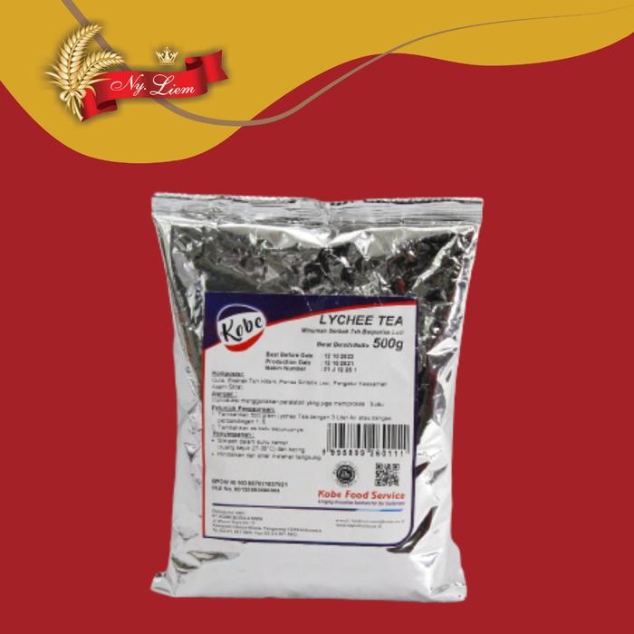 

KOBE Lychee Tea Premix Minuman 500 gram