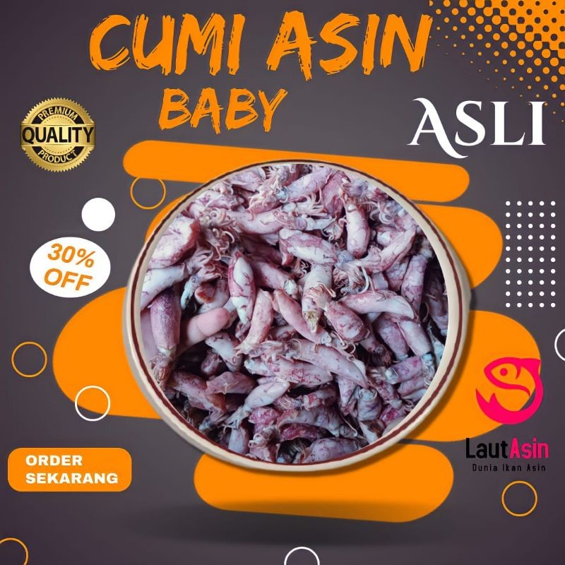 

Baby Cumi Asin 1kg Kualitas Super Premium