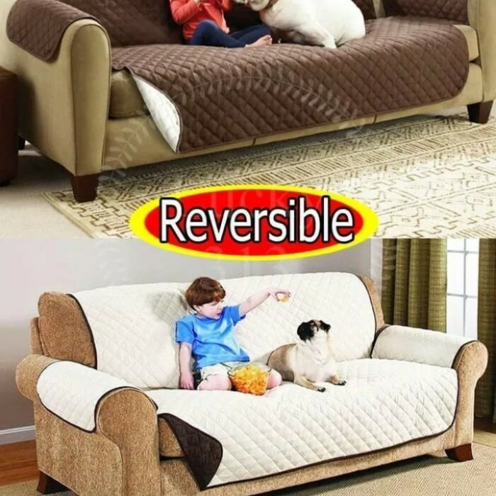 Sarung Pelindung Sofa 2 Seater