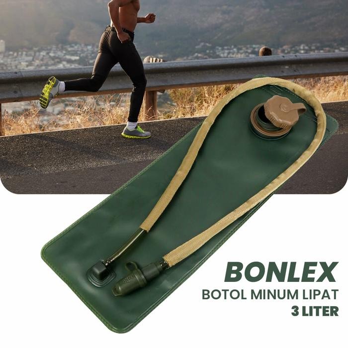 PREMIUM water blader kantong air Botol Minum Lipat Outdoor Water Bag 3l