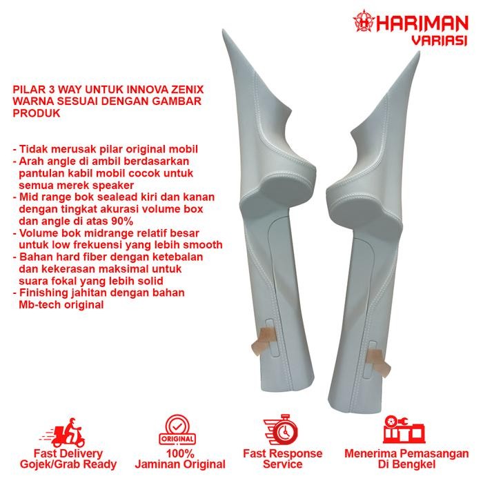 PREMIUM PILAR AUDIO 3 WAY INNOVA ZENIX