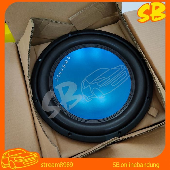 PREMIUM Subwoofer Embassy ES-1228C 12 inch audio mobil ES 1228 double coil DVC