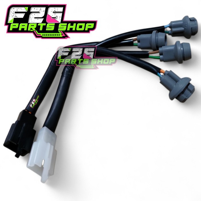 PREMIUM Kabel Fitting Lampu Sen Senja Depan Set Supra X 125 Fi Blade 125 Fi Soket Fiting Sein Senja