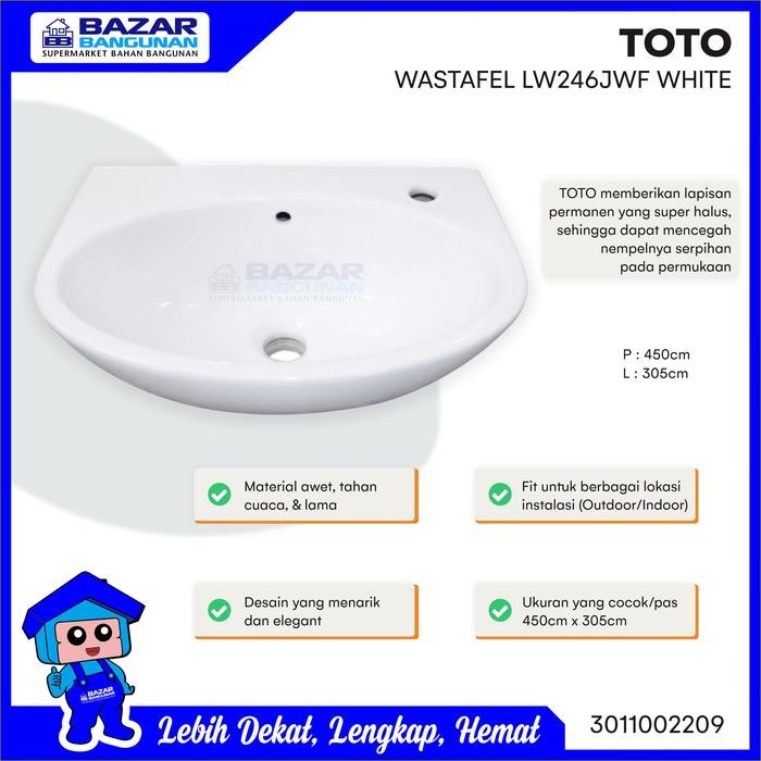 PREMIUM Toto - Washtafel / Wastafel / Westafel / Basin Lw246jwf Lw246j Lw 246 J Jwf