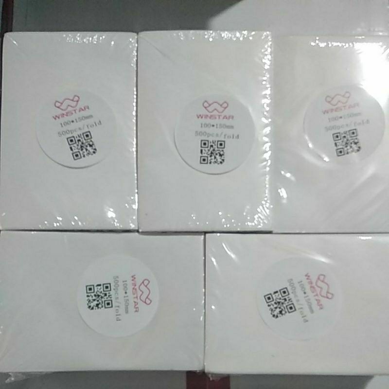 

Label thermal Sticker Lipat 100x150mm isi 500pcs Winstar Lipat