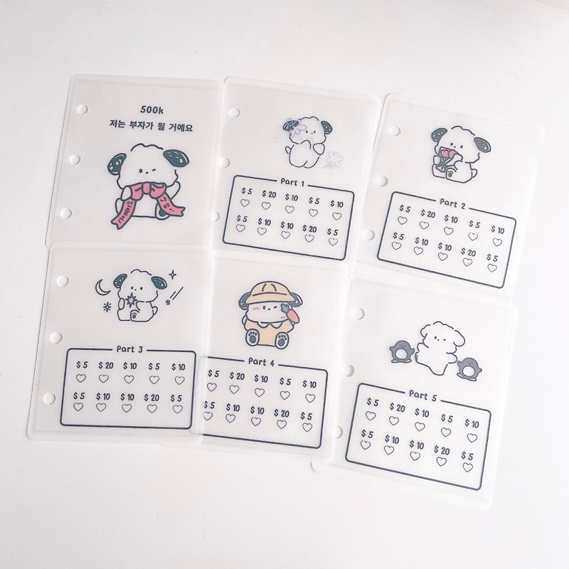 

Saving Challenge Total 500.000 Binder A8 BESAR Seri Korea