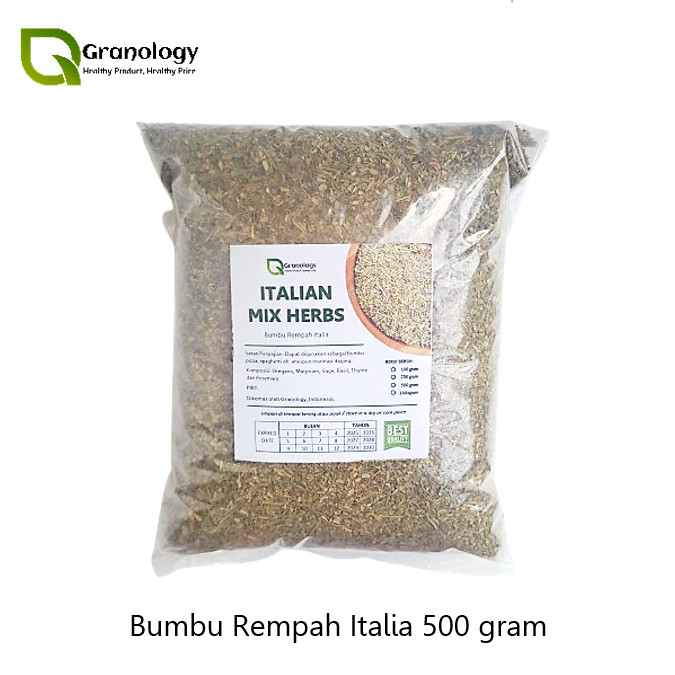 

Bumbu Rempah Italia / Italian Mixed Herbs (500 gram) by Granology