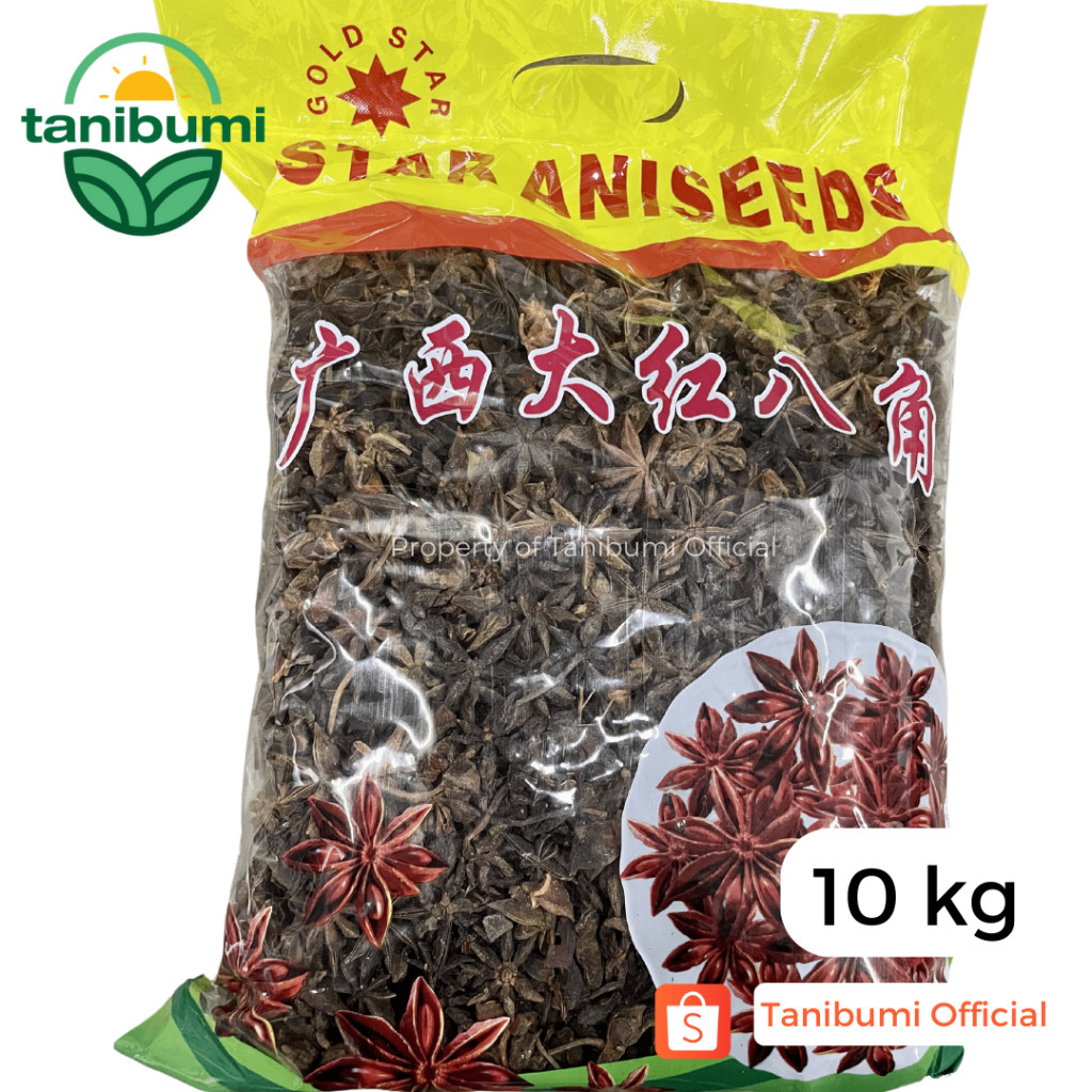 

1 dus @ 10KG Bunga Lawang Premium Impor Star Anise Pekak