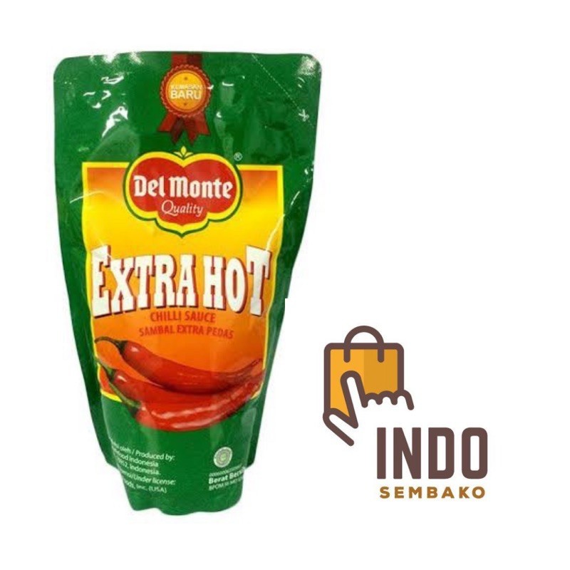 

Delmonte Extra Hot 1kg pouch / Del monte extra hot 1 kg pouch / Chilli Sauce Del monte extra pedas