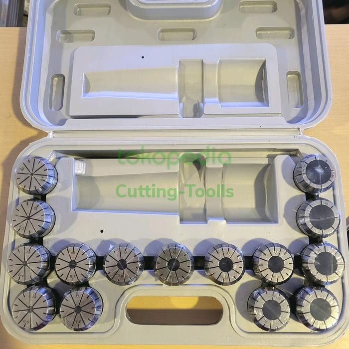 Collet Set Er40 15Pcs Collet Er40 Collet Arbor Collet Milling Collet Perlengkapan Pertukangan