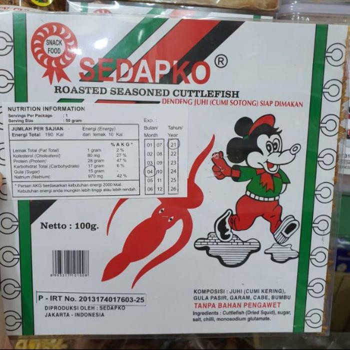 

Snack Juhi Goreng Sedapko 100G Terlaris